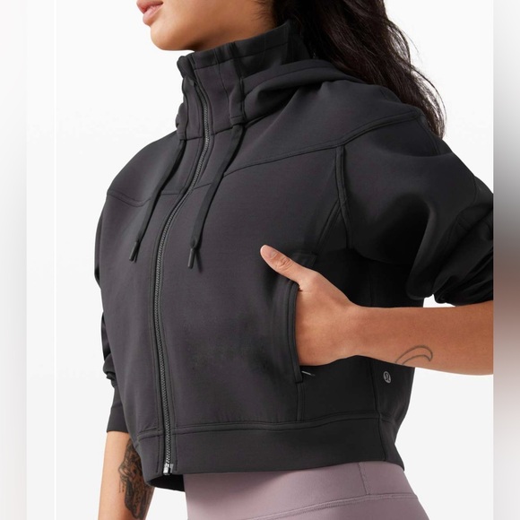 lululemon athletica Charcoal Bomber Jacket - Picture 1 of 5